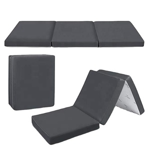 Colchón de espuma viscoelástica de 4 pulgadas de alta calidad, cama portátil plegable doble, cama de viaje para acampar, colchón <span class=keywords><strong>Topper</strong></span> - Product Image 6