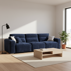 Ghế sofa giường cỡ King/Queen hiện đại và thoải mái, kiểu sectional, có thể kéo ra thành giường, gấp gọn thành giường - Product Image 6