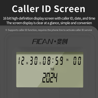 Système téléphonique de numéro de téléphone de contact de bureau direct d'usine avec le téléphone d'affaires de l'identification de l'appelant FICAN8009