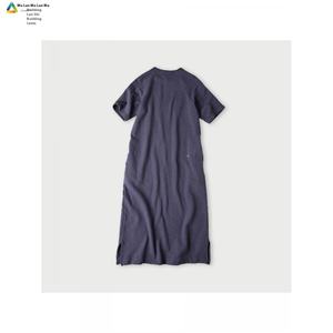 Cotone fenicottero stampa digitale Midi-Length Chiffon abito giapponese originato taglie forti lavabile estate Casual Party stile naturale - Product Image 3