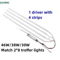 Kit de rénovation de plafonnier LED à bande magnétique, indice de protection IP65, matériau PC