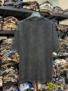 เสื้อยืดคัสตอม Y2k เสื้อยืดโอเวอร์ไซส์ สไตล์วินเทจ ลุคสตรีทแวร์ แขนสั้น สีดำ ผ้าฝ้าย เสื้อยืดผู้ชาย - Product Image 3