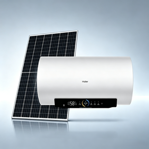 <span class=keywords><strong>Chauffe</strong></span>-<span class=keywords><strong>eau</strong></span> solaire hybride photovoltaïque à haute efficacité Haier, économie d'énergie, réservoir en acier inoxydable 60L/80L, utilisation extérieure - Product Image 1
