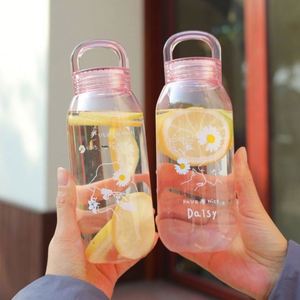 Bouteille d'eau en verre portable pour le sport et les voyages, résistante aux hautes températures, étanche et anti-fuite, à boire directement, grande capacité - Product Image 2