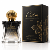 Flacon de parfum vide en gros 30ml 50ml 100ml, flacon de parfum de luxe en verre avec boîte, logo personnalisé, faible MOQ
