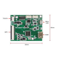 Toptan 8.8 inç 1920x480 Tft yeni Lcd ekran ahududu Pi dokunmatik ekran paneli monitör gerilmiş bar Lcd ekran ekran