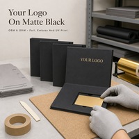 Boîte à cartes magnétique de luxe sur mesure, style livre rigide, avec insert en EVA pour emballage d'invitations bancaires VIP et hôtelières