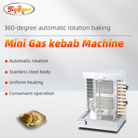 Mini-four à shawarma au gaz en acier inoxydable (GB-25A) / Mini-machine à kebab au gaz