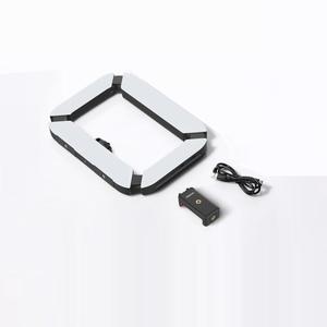 ไฟวิดีโอ LED สำหรับติดกล้องวิดีโอ, 2 in 1 20 W สำหรับไมโครโฟน TikTok YouTube Live <span class=keywords><strong>RIG</strong></span> <span class=keywords><strong>ulanzi</strong></span> U 200แท่นขุดเจาะวิดีโอสมาร์ทโฟน - Product Image 1