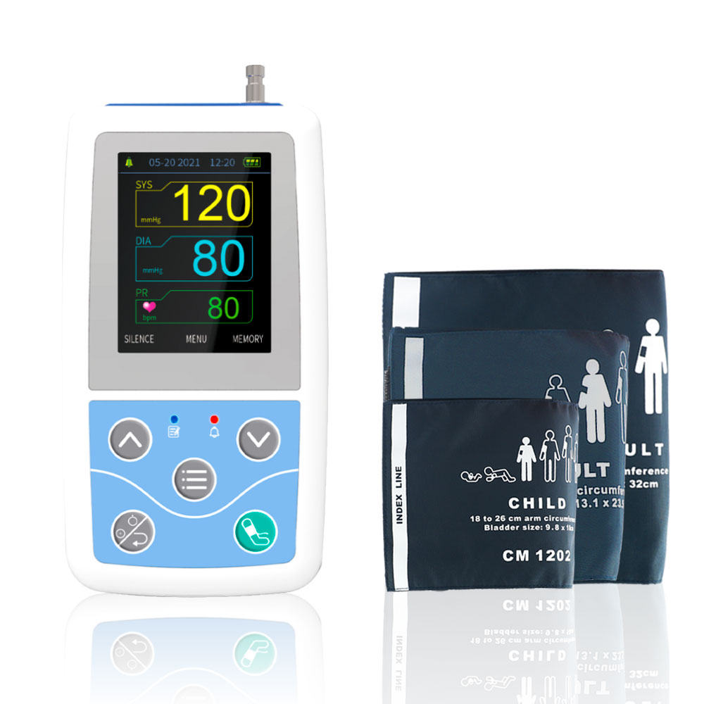 ABPM50 24 часа в сутки BP монитор ABPM Амбулаторный монитор кровяного давления цифров машина цена