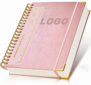 Spiral <b>Notebook</b> Journal Wholesale Hardcover <b>Leather</b> Lined Thread Sewn Customizable Gift Journals for Women Men <b>A4</b>/A5 Size - Product Image 1