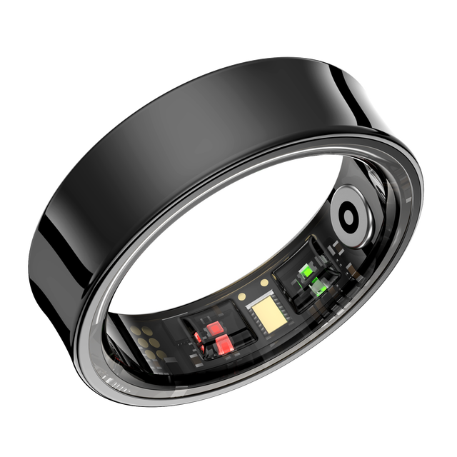 Digital Smart Health Ring with Heart Rate Measurement Sleep Tracking and Feminine Hygiene Reminder Smart Rings for Womens