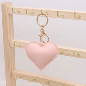Llavero de Cuero con Forma de Corazón, Amuleto para Bolso, Pulsera de Amor, Accesorio para Bolso de Pareja - Product Image 4
