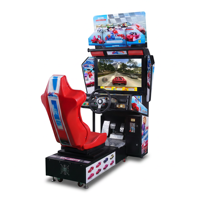 Machine de simulation de course automobile d'arcade à monnayeur pour centre de divertissement