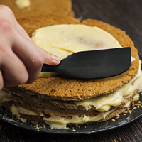 Pelle à pâtisserie en Silicone noir ensemble de 6 pièces ustensiles ustensiles de cuisine outils Gadgets ensembles accessoires de cuisine outils de cuisine
