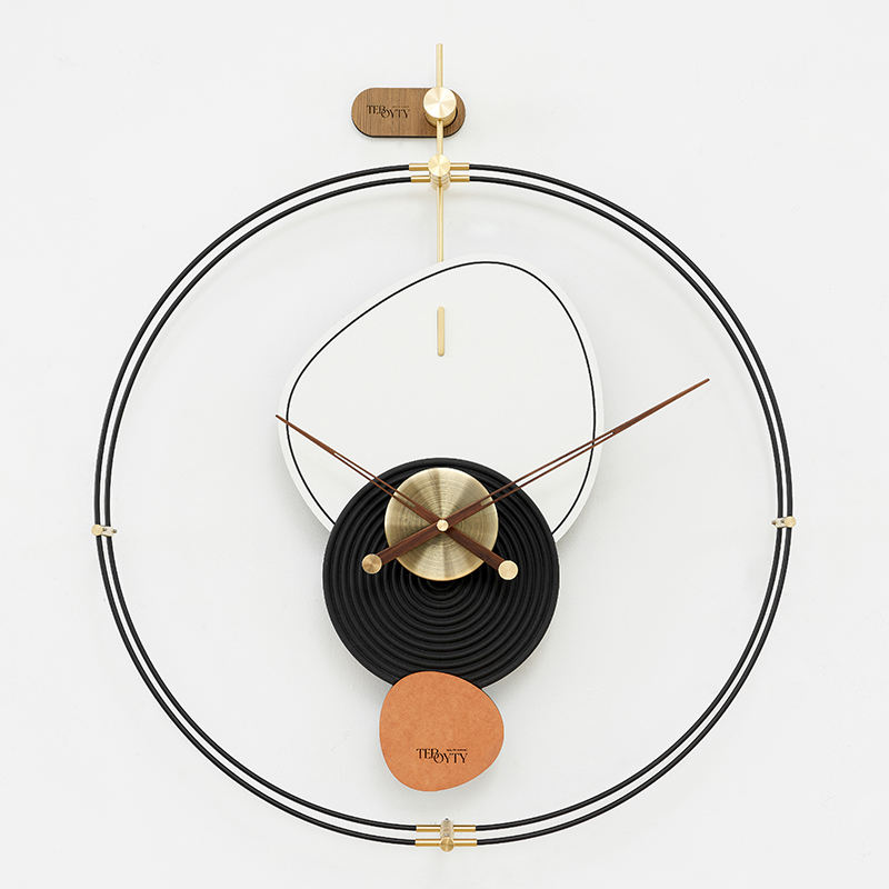 Noir + blanc + orange (double anneau)