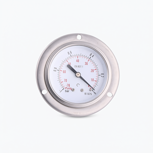 Manómetro Axial de Acero Inoxidable YN50ZQV de 50 mm, Lleno de Aceite, Resistente a Impactos, para Medición Industrial - Product Image 1