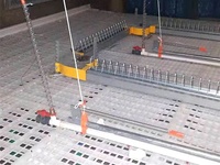 Plancher de fuite en plastique Plancher antidérapant Plancher de poulet Latte en plastique pour poulets Canards Oies Volaille Cage Équipement