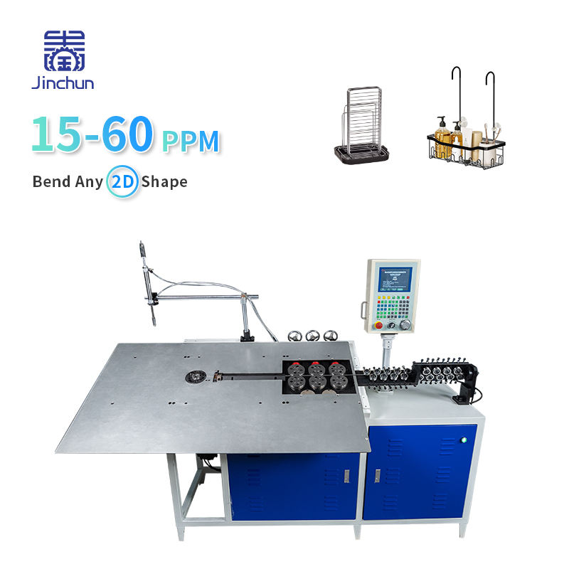 CNC 2D 4-Axis 2-6mm Wire Bending Machine with PLC Motor & Engine for ...