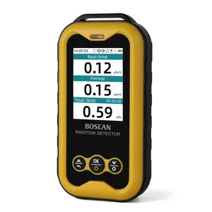 Bosean Digital Handheld Geiger Radiation Detector with Battery Gamma Ray Detector for Indoor and Outdooroor
