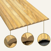 Moulure décorative en MDF de qualité professionnelle, à motif géométrique personnalisé, étanche et anti-moisissure, pour chambre à coucher européenne et entrepôt