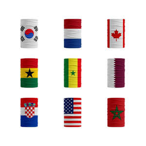 Bandana longue en coton tricoté respirant et confortable de haute qualité, personnalisable, pour le printemps, masque facial - Product Image 4