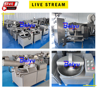 Machine à couper en vrac Baiyu en acier inoxydable pour la production de saucisses, de jambon et de boulettes de viande