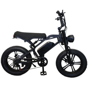 ZUKKA, bicicleta de Cross eléctrica con marco de acero de 20 pulgadas con neumático grueso, Motor de cubo de transmisión trasera de 20*4,0, bicicleta de montaña e-dirt de 48V500W - Product Image 2
