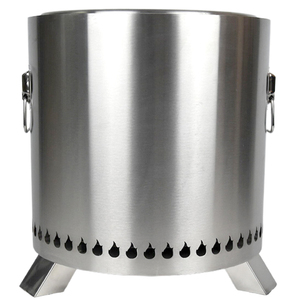 <span class=keywords><strong>Chimenea</strong></span> de fuego de acero inoxidable para jardín exterior de 38cm de alta calidad, <span class=keywords><strong>chimenea</strong></span> de leña redonda ecológica casera con combustible de leña - Product Image 4