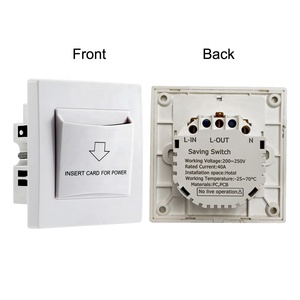 Châu Âu Thông Minh Phòng Khách Sạn Thẻ Chìa Khóa Chuyển Đổi Điện 40A 125Khz Khách Sạn Tiết Kiệm Chuyển Đổi Cung Cấp Điện Cho Khách Sạn Hệ Thống Quản Lý - Product Image 2