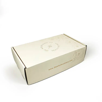 Boîte de fosse pour avion d'expédition en papier ondulé de luxe avec impression recto et logo personnalisé avec plateau intérieur en carton