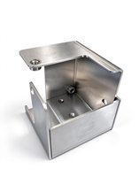 Support de fixation moteur OEM personnalisé en acier inoxydable SUS304 pour écrous, certifié ISO9001, découpé au laser pour équipement de servomoteur d'automatisation