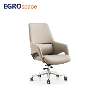Chaise de bureau exécutive ergonomique réglable en cuir et bois EGROspace ES-ST-NC-1/3/5 EGROspace Cuir - Product Image 5