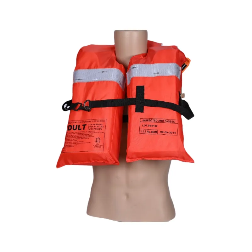 Factory supply Cheap Marine Life Jackets Adult with whistle EPE Foam life vest with reflective stripes