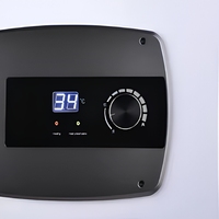 Pemanas Air Listrik Digital Display Storage, Terpasang di Dinding, 15L 20L 30L, Tangki Dalam Enamel Kelas A untuk RV