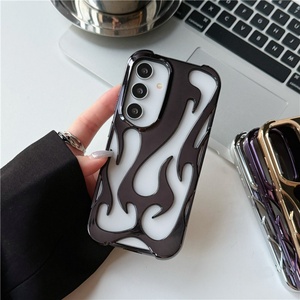 Coque de téléphone ajourée en forme de flamme pour Samsung Galaxy S25 S24 Ultra S23, respirante et dissipant la chaleur - Product Image 2