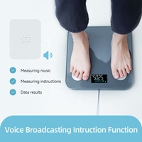 Báscula de Bioimpedancia de 8 Electrodos, Doble Frecuencia, Análisis de Composición Corporal, Báscula de Escaneo Corporal, Báscula de Bioimpedancia