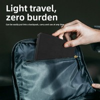 Keyboard Lipat Nirkabel Model Gunting Ultra-Tipis Senyap Mini Mudah Disimpan untuk Tablet Laptop Ide Hadiah Sempurna