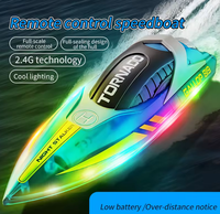 Bateau télécommandé électrique étanche pour enfants, prêt à l'emploi, avec moteur brushless, télécommande 2.4G, portée de 60M, niveau expert, câble USB inclus