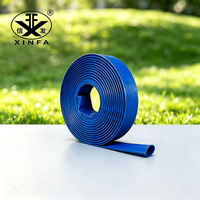 Tuyau plat en PVC en gros d'usine, variété de tuyaux d'arrosage de jardin en PVC, tuyaux d'irrigation agricole, conduites d'eau agricoles 4 bars
