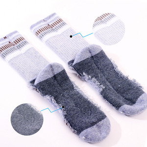 <span class=keywords><strong>Calcetines</strong></span> de lana merino Unisex para otoño e invierno, <span class=keywords><strong>calcetines</strong></span> de senderismo al aire libre Con parte inferior térmica, <span class=keywords><strong>calcetines</strong></span> transpirables de tubo medio para senderismo - Product Image 2