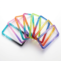 Protection antichoc en TPU souple pour cartes de sport PSA gradées, avec effet dégradé et paillettes, vente en gros de haute qualité