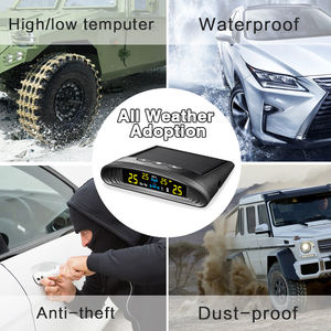 เครื่องมือตรวจสอบแรงดันลมยางรถระบบดิจิทัลสปาย433.92 MHz ระบบ TPMS คุณสมบัติการอ่านซ้ำของวัสดุ ABS - Product Image 6