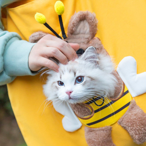 <strong>Cat</strong> Soft Sling Carrier Breathable Travel Use Pet Outdoor Pet <strong>Cat</strong> <strong>Bag</strong> Exposed Head <strong>Cats</strong> Dogs Comfortable Out Shoulder <strong>Bag</strong> - Product Image 3