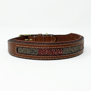 Collier pour chien en cuir pliable et durable, personnalisé, pour une utilisation en extérieur - Product Image 1