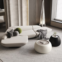 Canapé gonflable à une place, style minimaliste moderne de luxe léger, avec cadre en bois et éponge, pour bureau de vente et salon de beauté