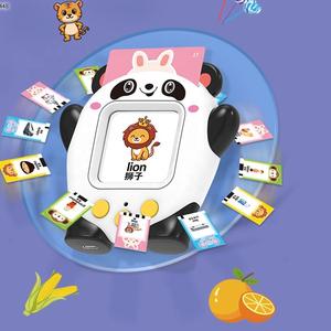 Lector de tarjetas de juguete para niños, educativo temprano, repetición de grabación, lectura de <span class=keywords><strong>palabras</strong></span> en inglés, lindo Panda, tarjetas Flash parlantes, juguetes de aprendizaje - Product Image 3