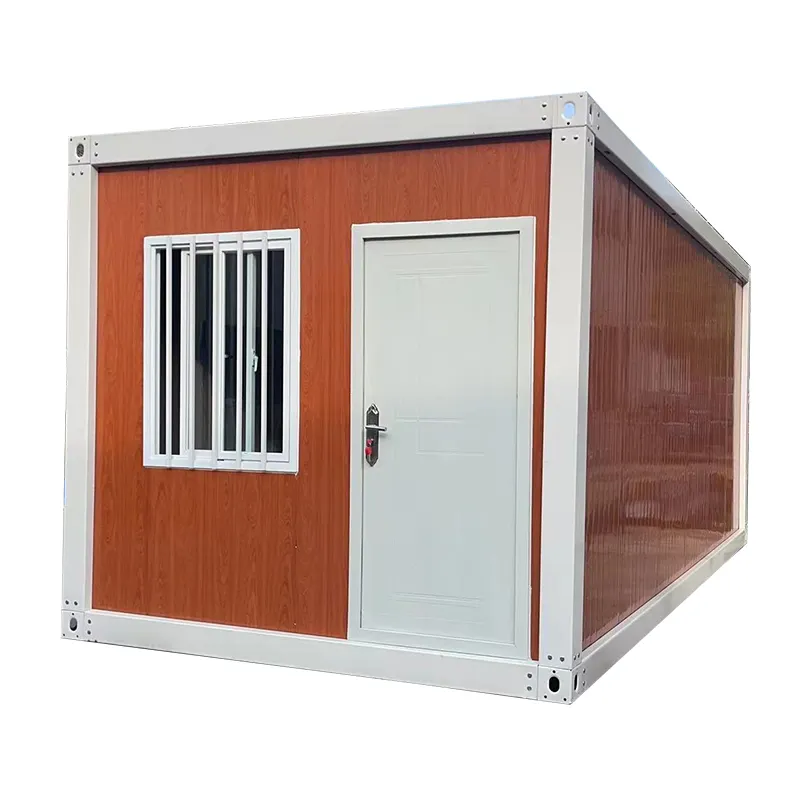 20-Voet Stalen Structuur Living Prefab Modulaire Huis Gesloopt Container Huis Draagbare Cabine