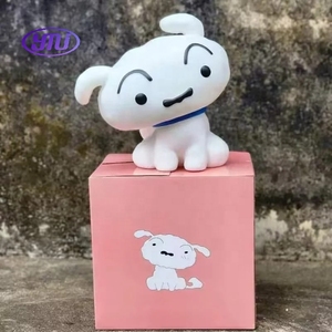 Crayon Shin Chan <span class=keywords><strong>Shiro</strong></span> ท่าลูกกวาดสุนัขสีขาวตกแต่งโต๊ะฟิกเกอร์บรรจุกล่อง - Product Image 4