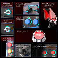 Venta caliente Botón multifunción RGB Iluminación Sim Racing Simulator Caja de control central